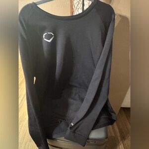 Black Long Sleeve Shirt with Logo